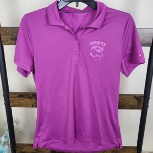 Under Armour purple hurts donut athletic polo top size M
